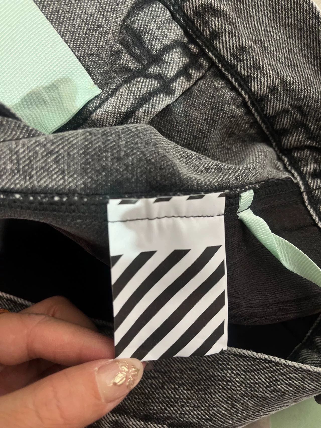 Off-White Off-White Women's Denim Jacket High Street Style Size S / US 4 / IT 40 - 8 Thumbnail