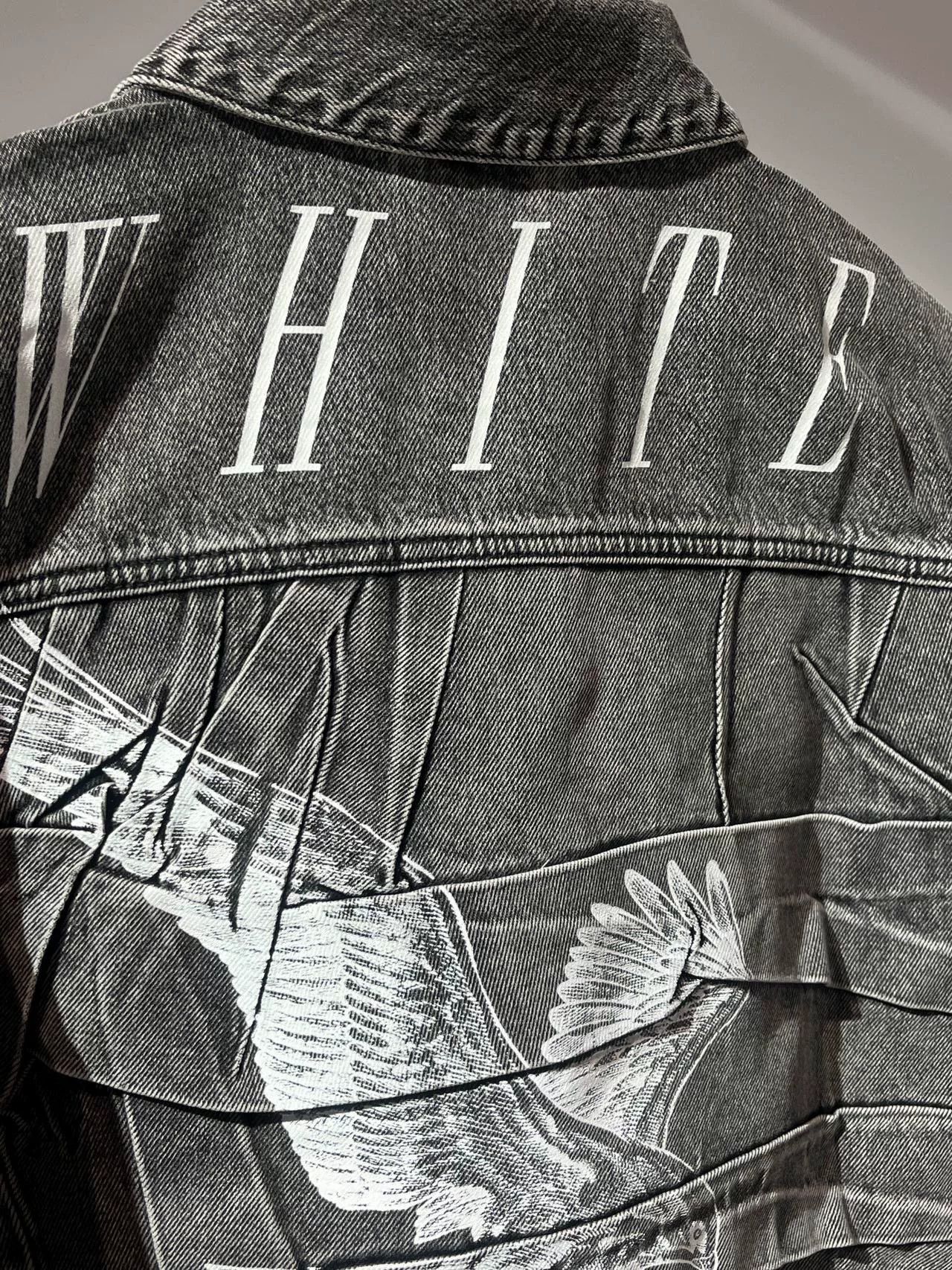 Off-White Off-White Women's Denim Jacket High Street Style Size S / US 4 / IT 40 - 5 Thumbnail