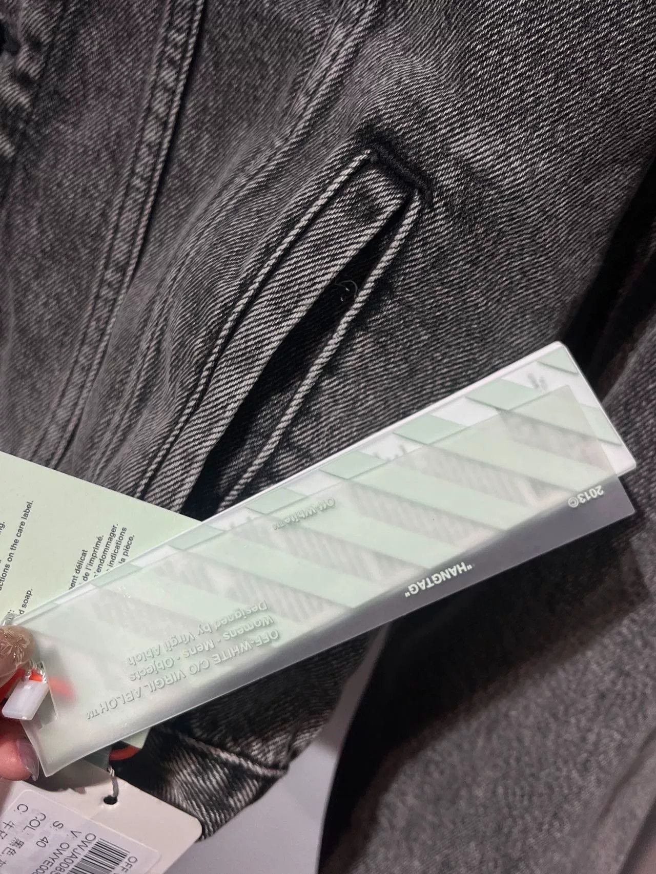 Off-White Off-White Women's Denim Jacket High Street Style Size S / US 4 / IT 40 - 4 Thumbnail