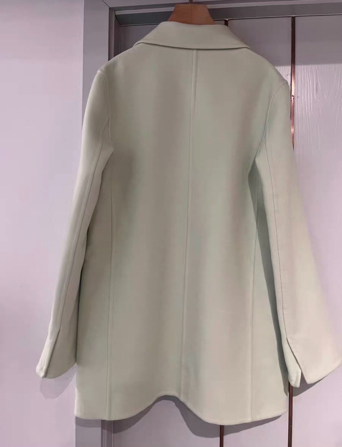 Jil Sander JIL SANDER Green Cashmere Coat Size L / US 10 / IT 46 - 2 Thumbnail