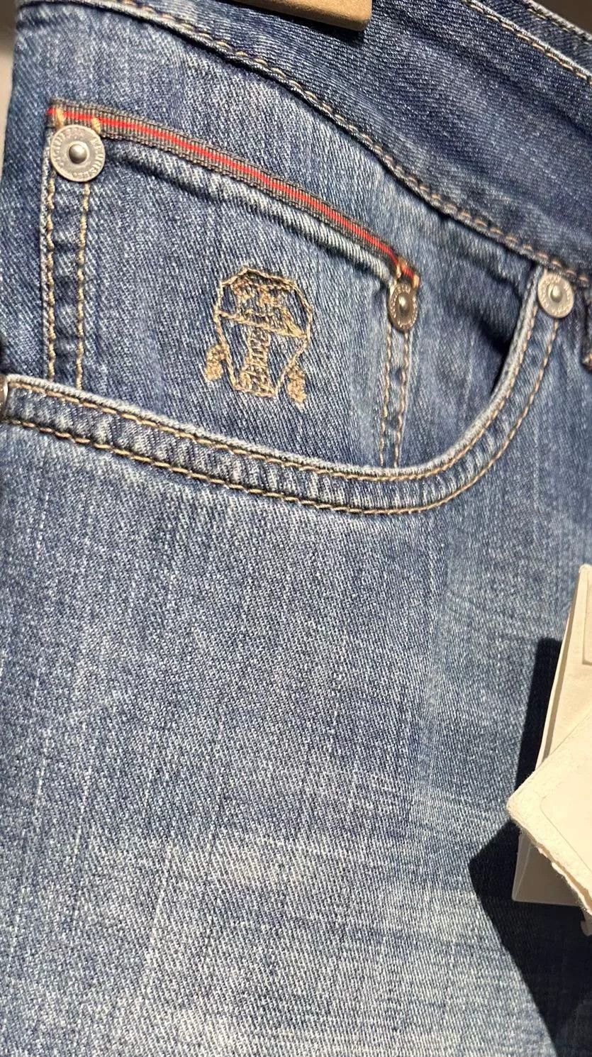 Brunello Cucinelli Brunello Cucinelli Men's Denim Jeans Size US 32 / EU 48 - 6 Thumbnail