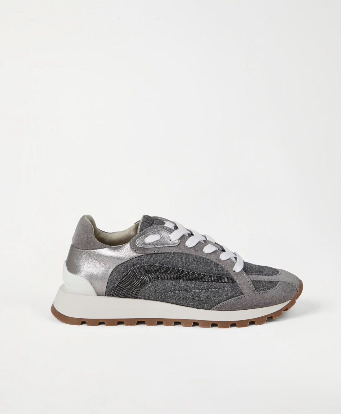 Brunello Cucinelli Brunello Cucineli Women's Sneakers Size US 5 / IT 35 - 4 Thumbnail