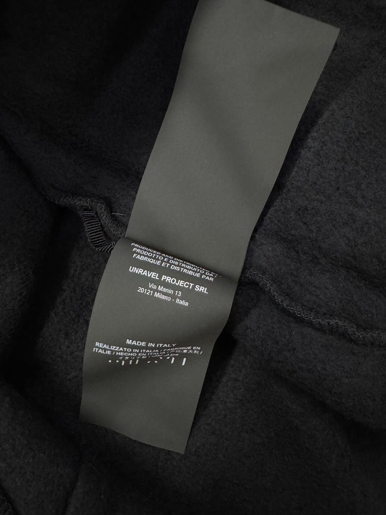 Unravel Project Black Hooded Sweatshirt by Unravel Size US XS / EU 42 / 0 - 5 Thumbnail