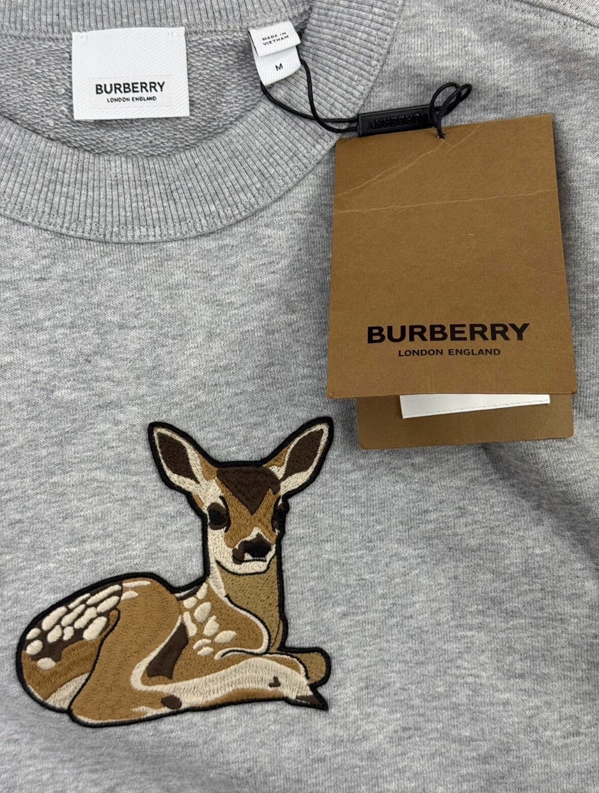 Burberry Burberry Women's Deer Embroidered Sweatshirt Size M / US 6-8 / IT 42-44 - 7 Thumbnail