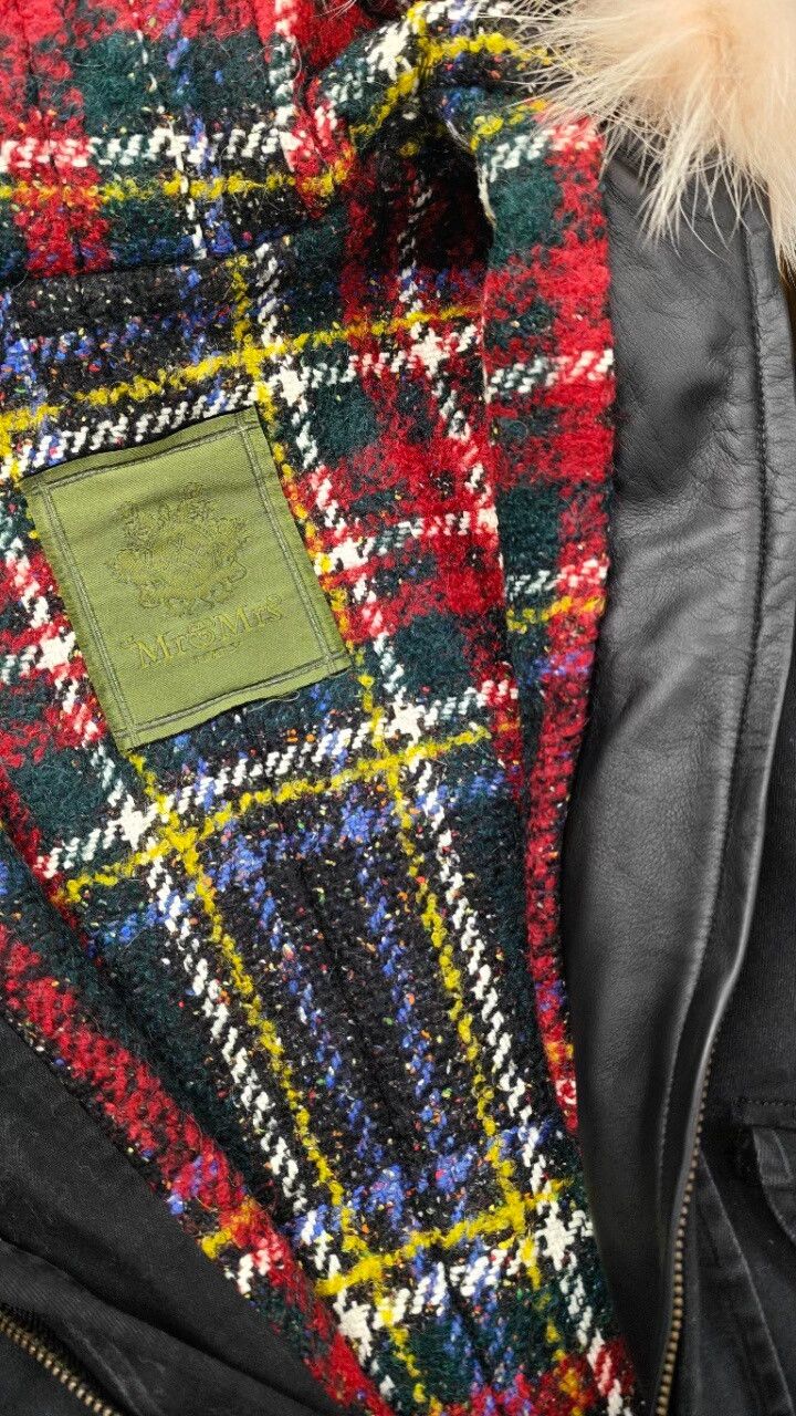 MR & MRS ITALY Hooded Denim Fur Vest Jacket Size XS / US 0-2 / IT 36-38 - 7 Thumbnail