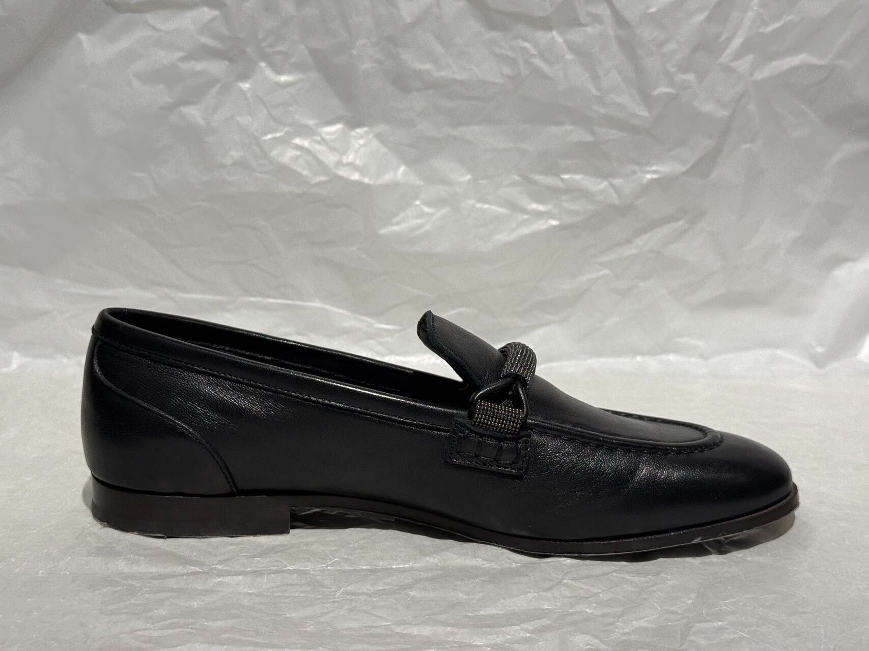 Brunello Cucinelli Brunello Cucinelli Black Loafers for Women Size US 4 / IT 34 - 6 Thumbnail