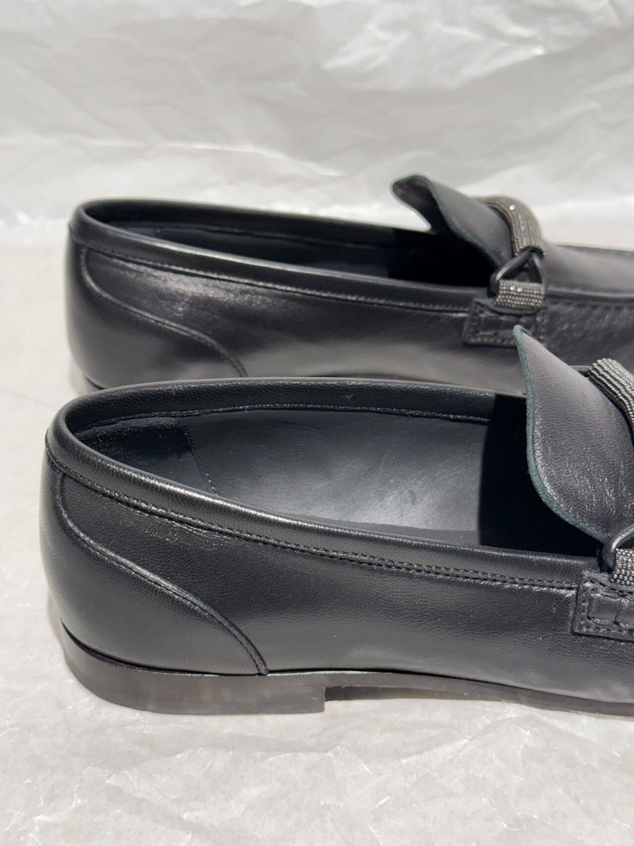 Brunello Cucinelli Brunello Cucinelli Black Loafers for Women Size US 4 / IT 34 - 5 Thumbnail