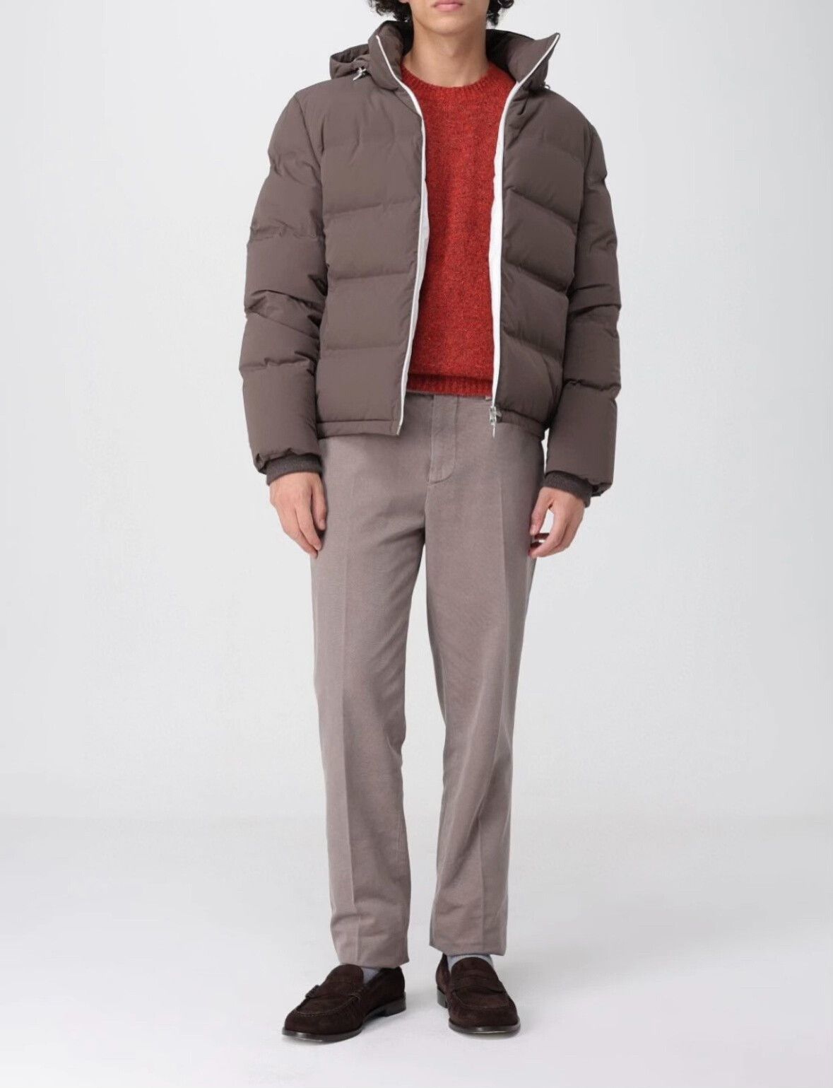 Brunello Cucinelli Brunello Cucinelli Men's Down Jacket Size US M / EU 48-50 / 2 - 2 Thumbnail