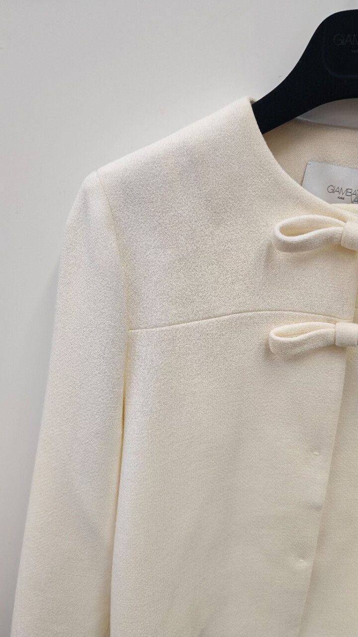 Giambattista Valli Gianbatista Valli Bow Short Jacket Size M / US 6-8 / IT 42-44 - 4 Thumbnail
