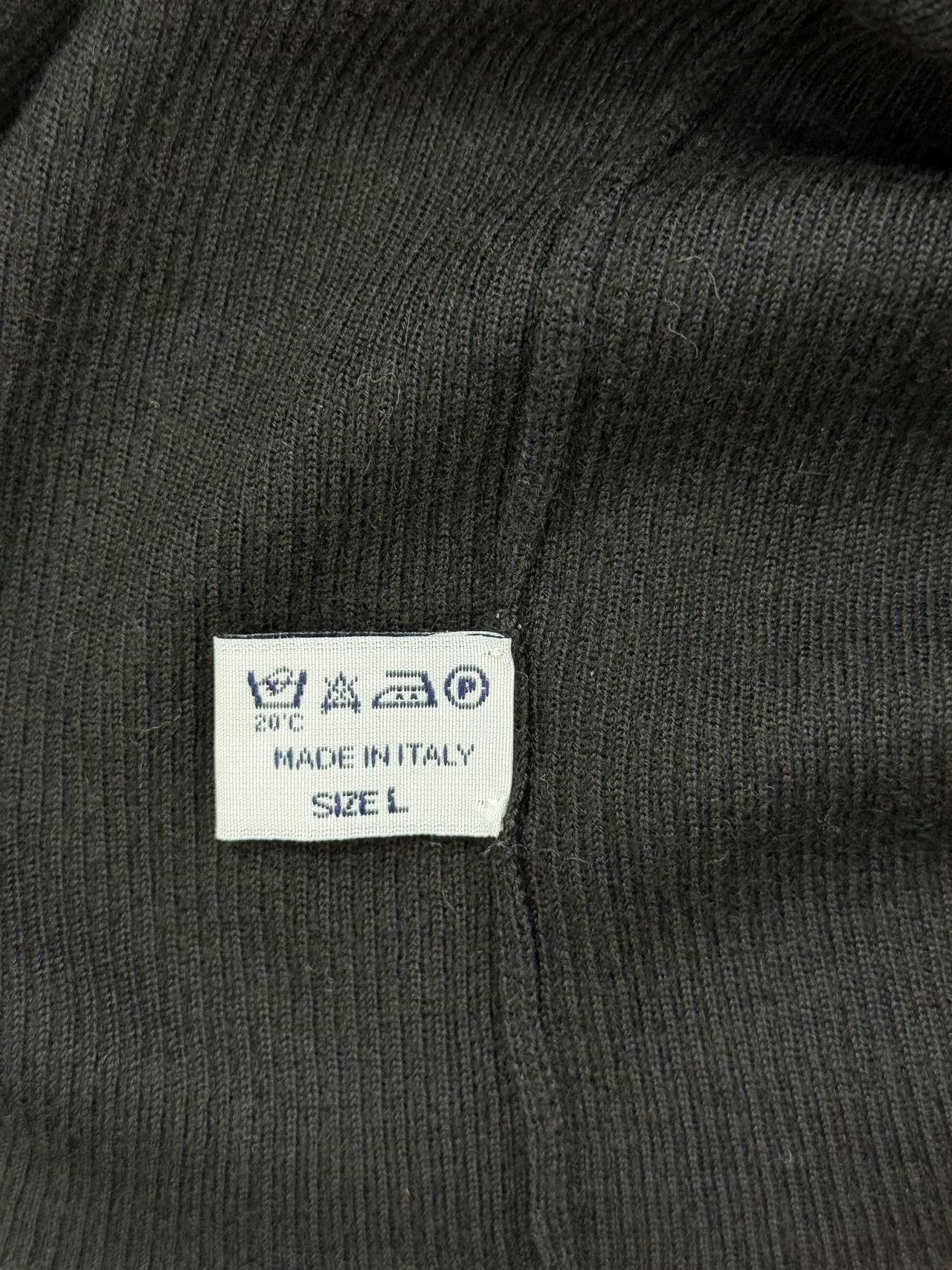 Barrie Black Turtleneck Wool Sweater with Lace Trim Size L / US 10 / IT 46 - 8 Thumbnail