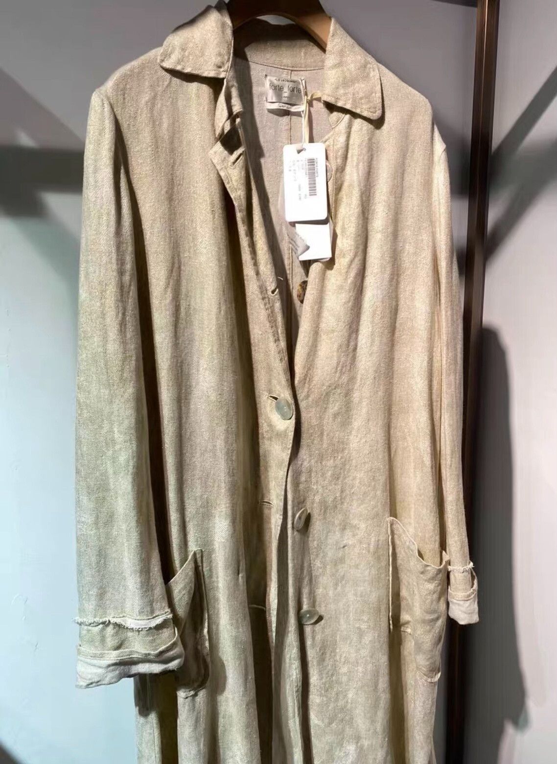 forte_forte Forte-Forte Women's Linen Trench Coat Size S / US 4 / IT 40 - 4 Thumbnail