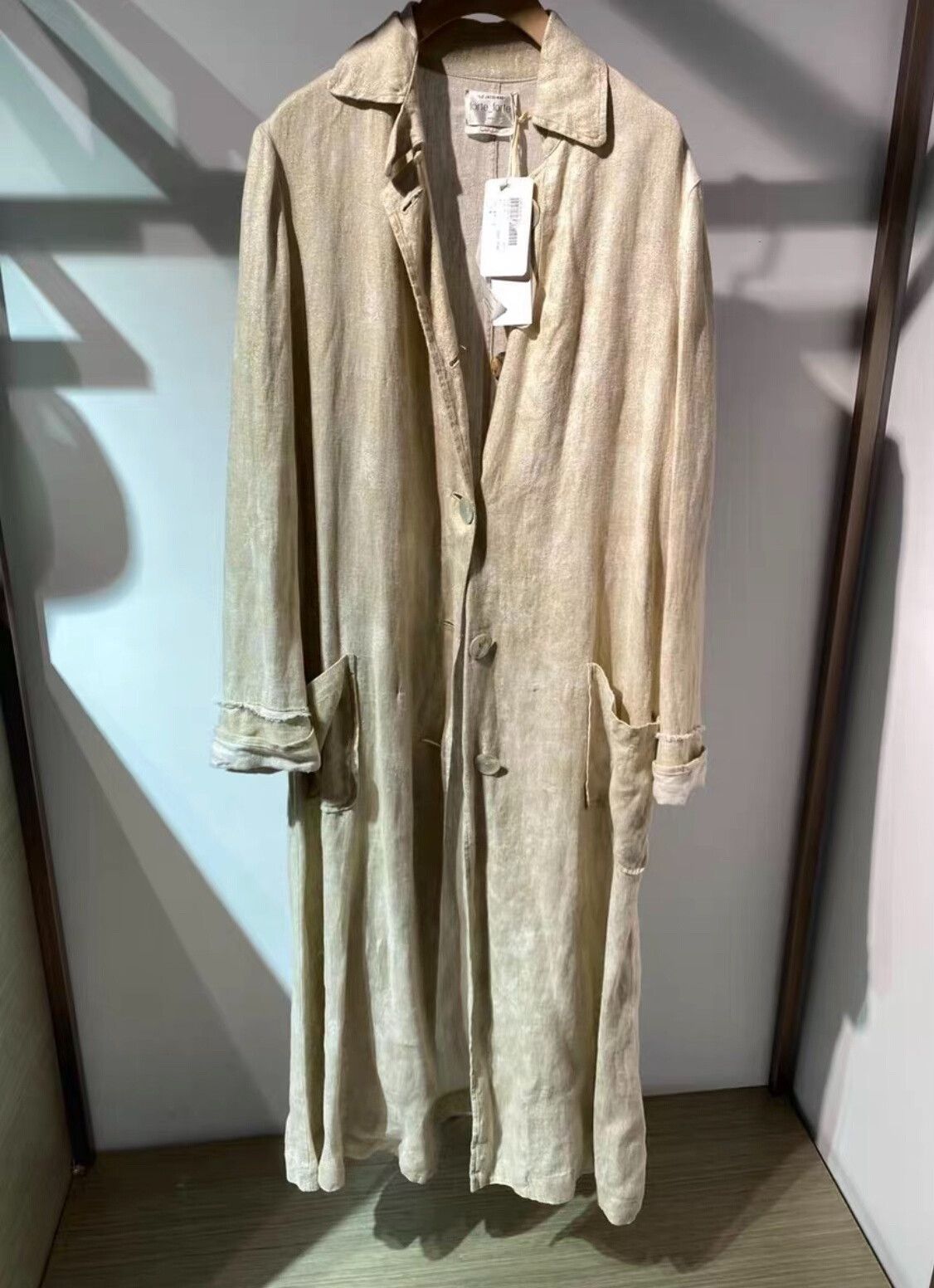 forte_forte Forte-Forte Women's Linen Trench Coat Size S / US 4 / IT 40 - 3 Thumbnail