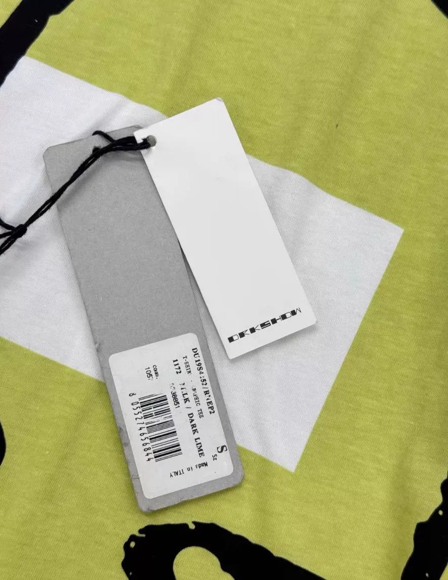 Rick Owens Drkshdw Rick Owens White Short Sleeve Tee Size US S / EU 44-46 / 1 - 6 Thumbnail