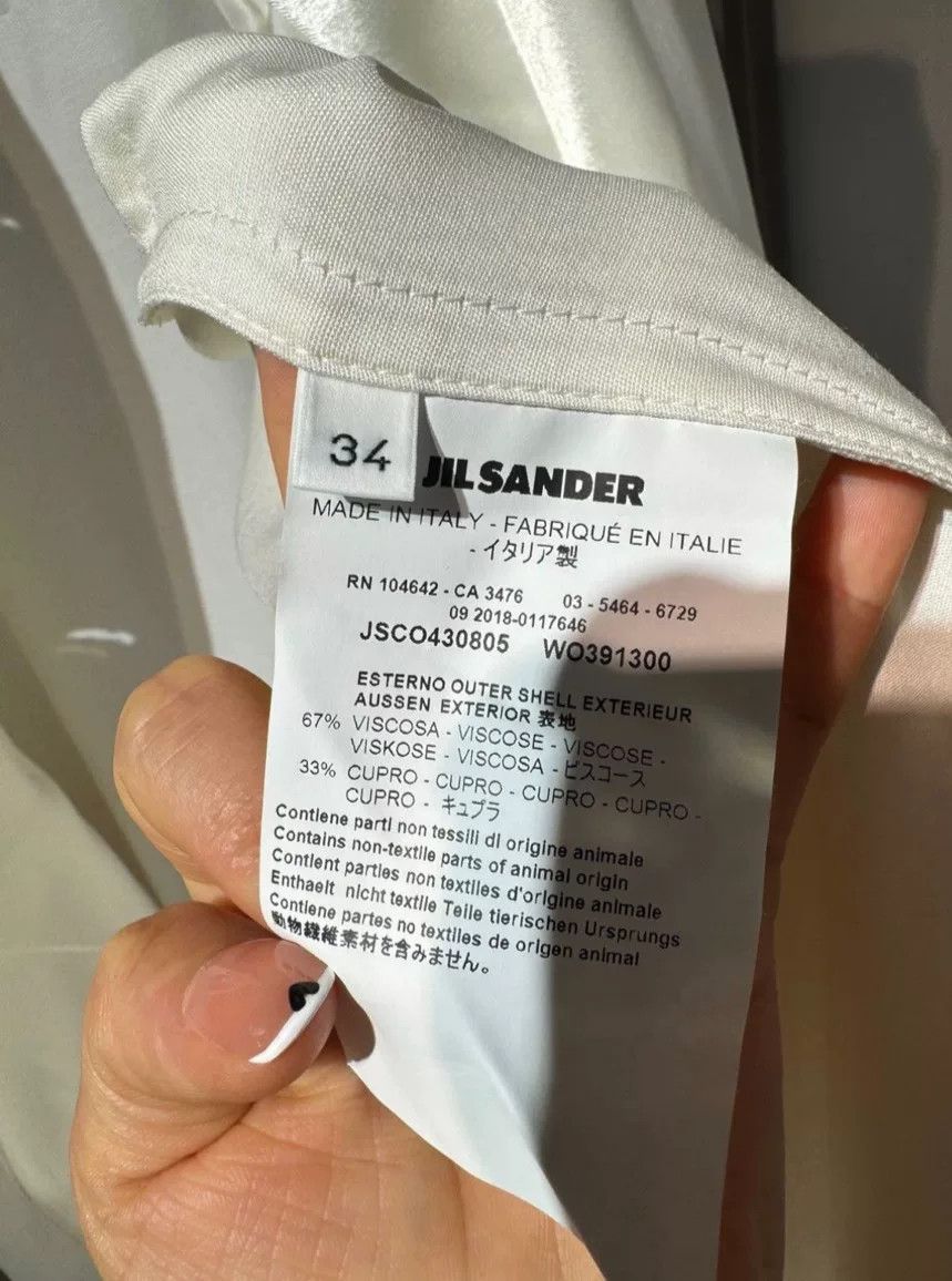 Jil Sander Jil Sander Logo Trench Coat Size XS / US 0-2 / IT 36-38 - 6 Thumbnail