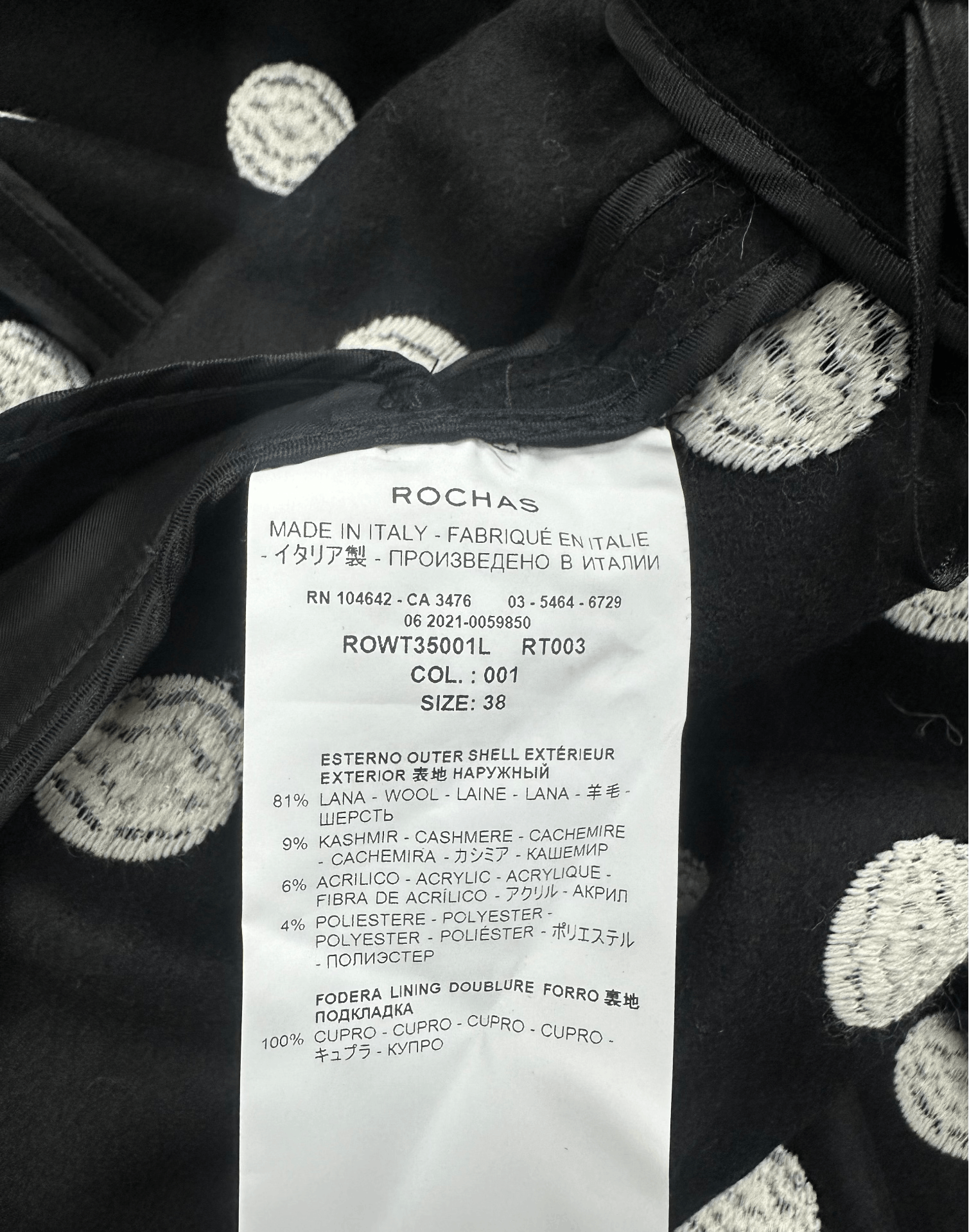 Rochas Rochas Polka Dot Pleated Mini Skirt Size 38" / US 16 / IT 52 - 7 Thumbnail