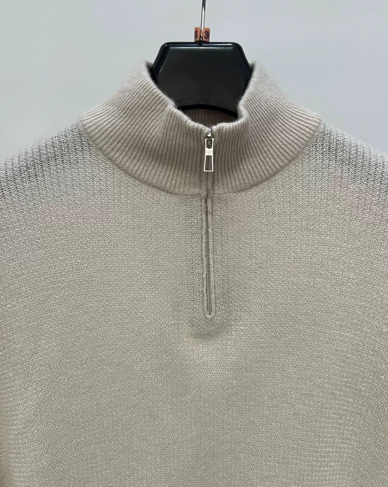 Loro Piana Loro Piana Men's Half-Zip Knit Sweater Size US L / EU 52-54 / 3 - 4 Thumbnail