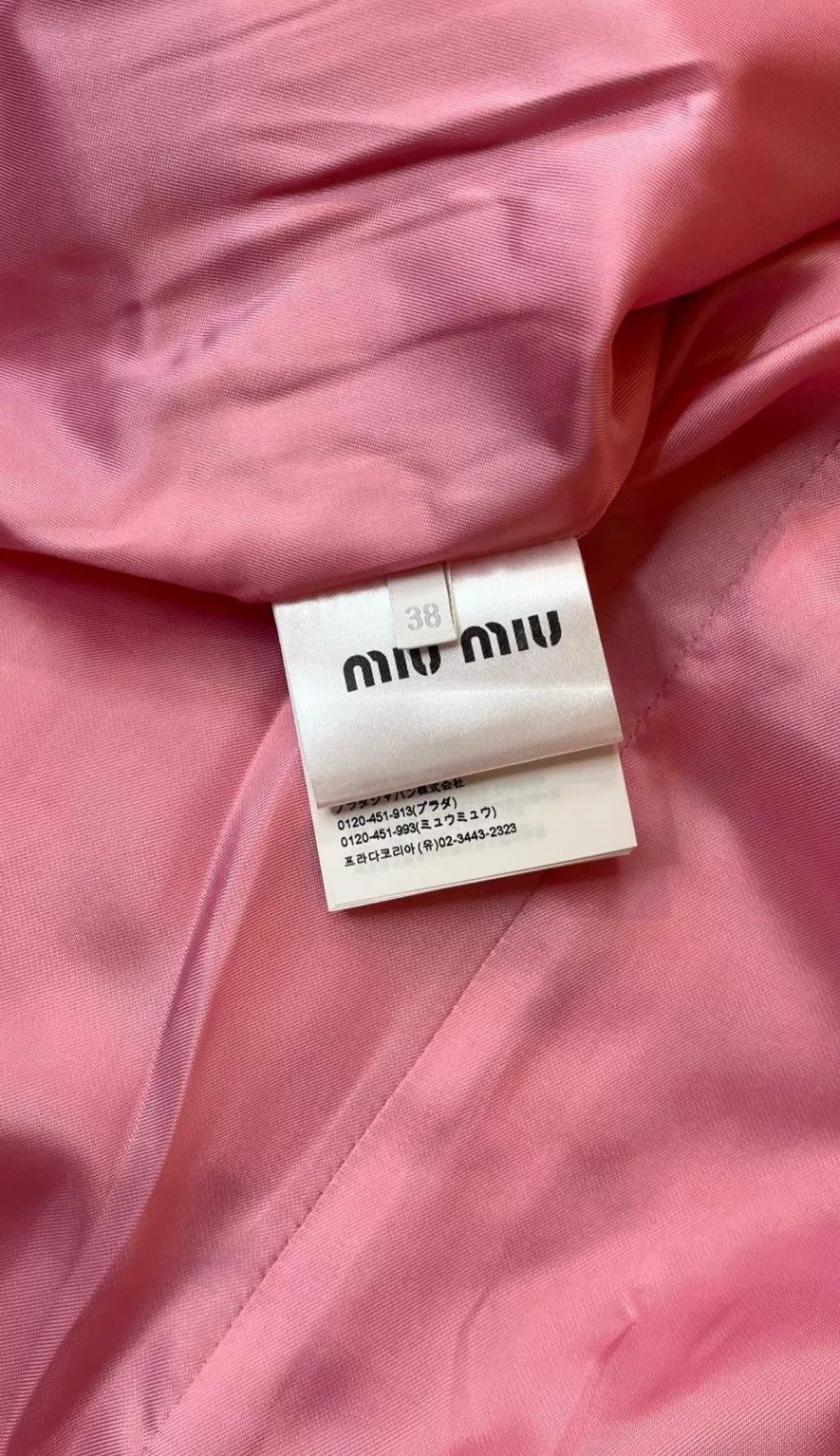 Miu Miu MiuMiu Pink Women's Suit Jacket Size S / US 4 / IT 40 - 5 Thumbnail