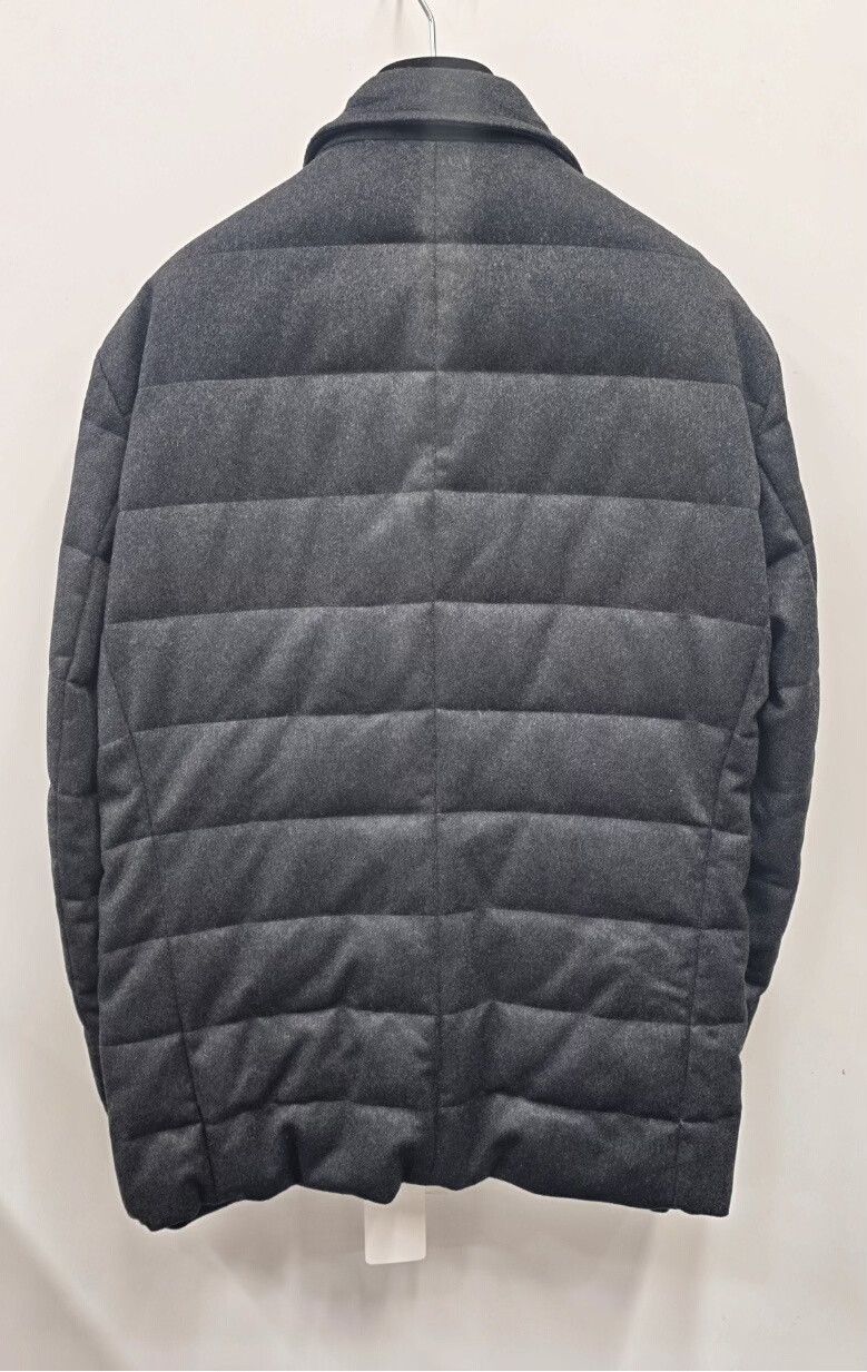 Colombo Gray Cashmere Down Jacket for Men Size US L / EU 52-54 / 3 - 2 Thumbnail
