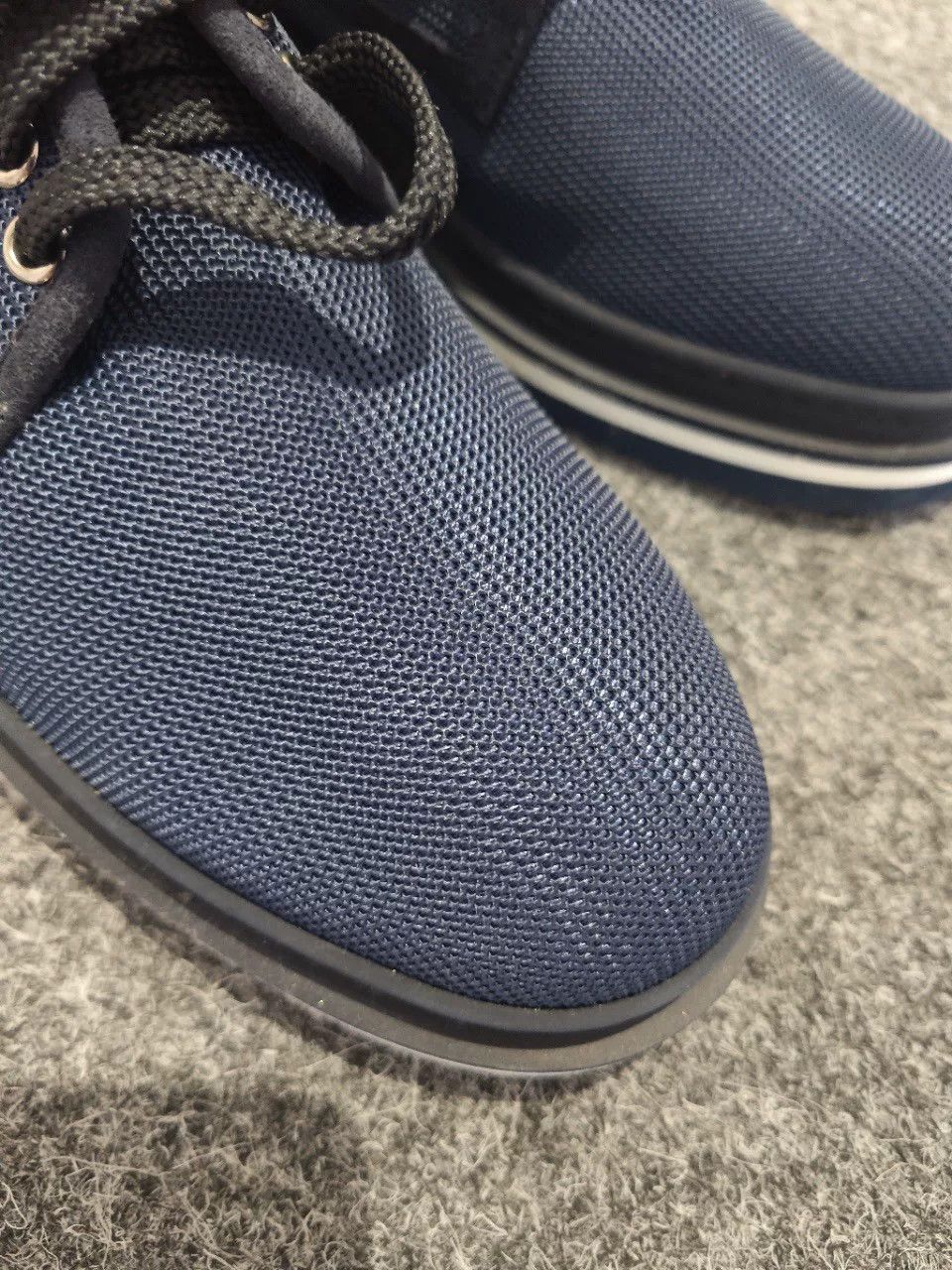 Santoni Santoni Blue Mesh Casual Shoes for Men Size US 10 / EU 43 - 4 Thumbnail