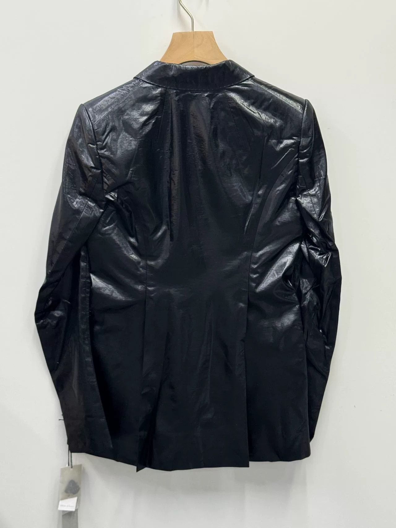 Rick Owens Rick Owens Glossy Suit Jacket Size US XXS / EU 40 - 2 Thumbnail