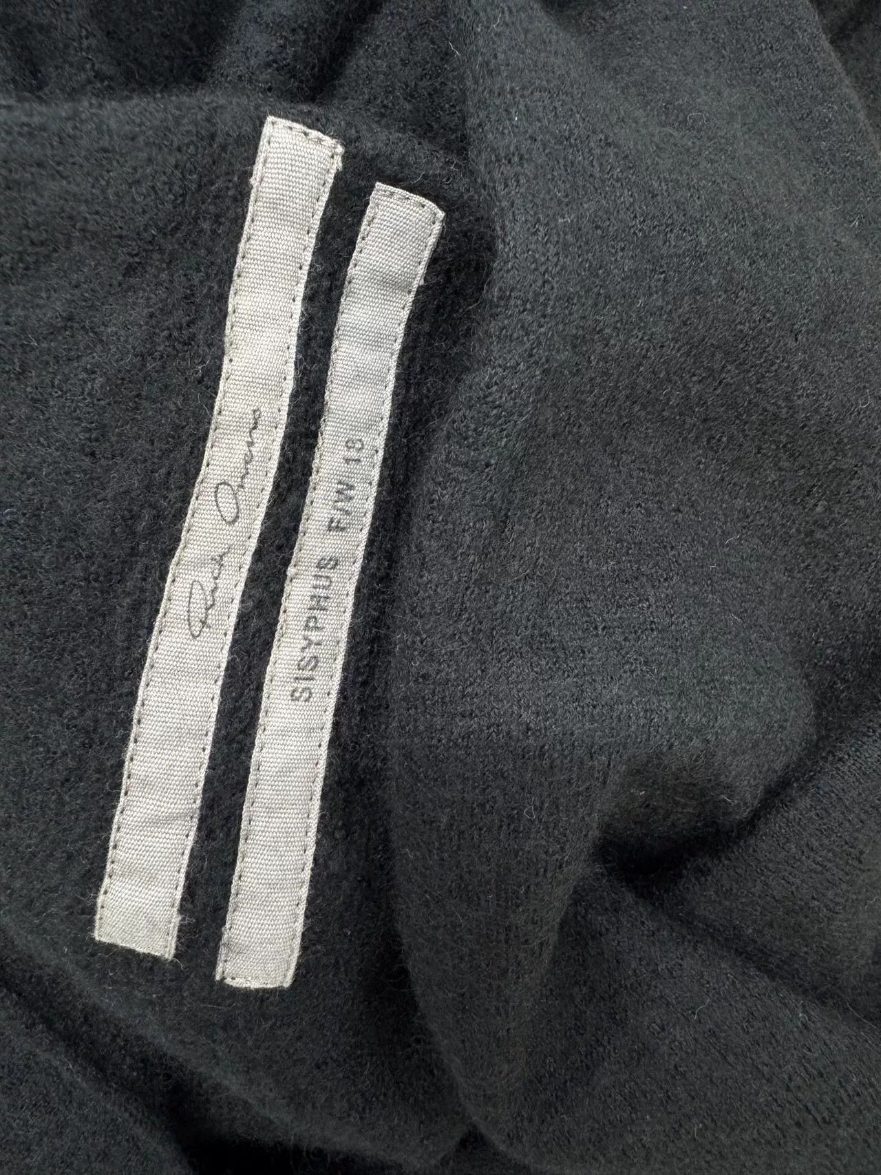 Rick Owens Rick Owens Black V-Neck Wool Sweater Size S / US 4 / IT 40 - 5 Thumbnail