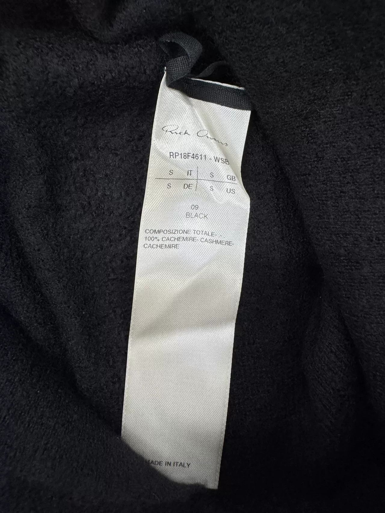 Rick Owens Rick Owens Black V-Neck Wool Sweater Size S / US 4 / IT 40 - 7 Thumbnail