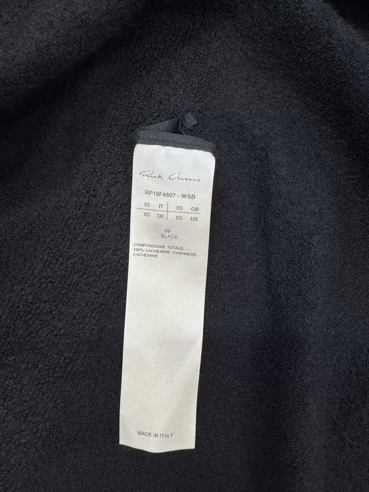Rick Owens Rick Owens Hooded Cape Sweatshirt Size US XS / EU 42 / 0 - 8 Thumbnail