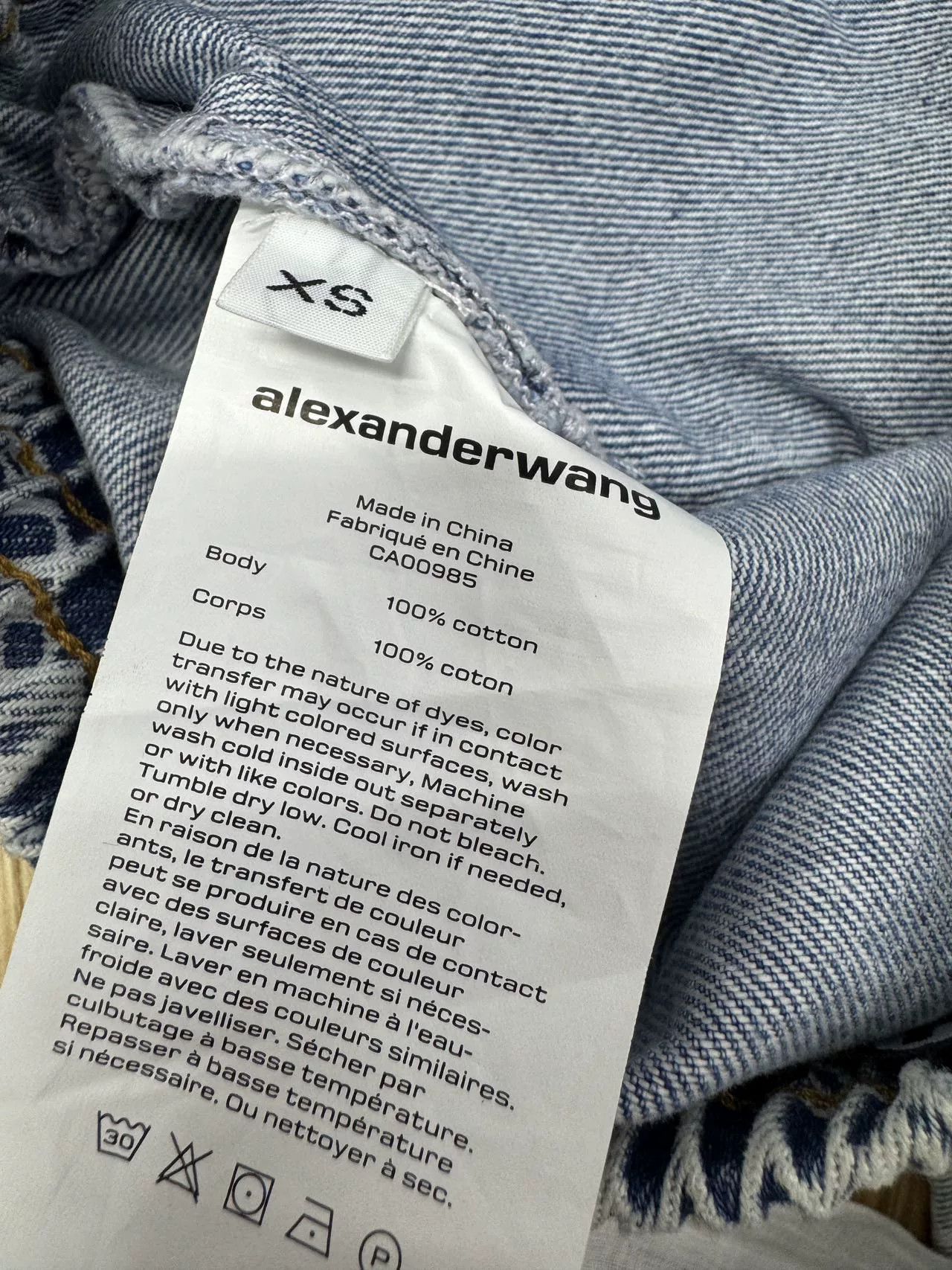 Alexander Wang Alexander Wang Women's Denim Pants Size 24" / US 00 / IT 34 - 6 Thumbnail