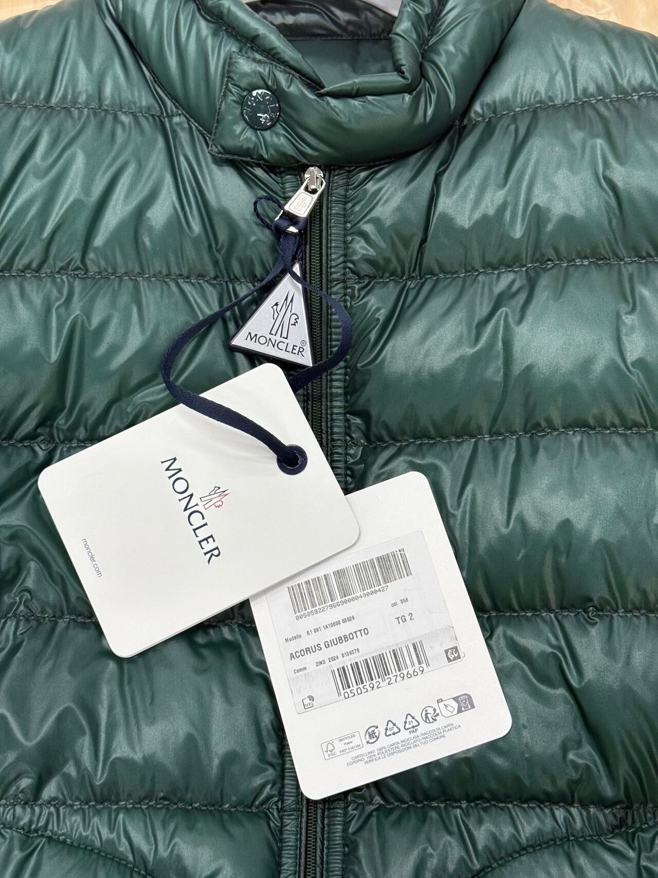 Moncler Moncler Men's Stand Collar Down Jacket Size US M / EU 48-50 / 2 - 6 Thumbnail