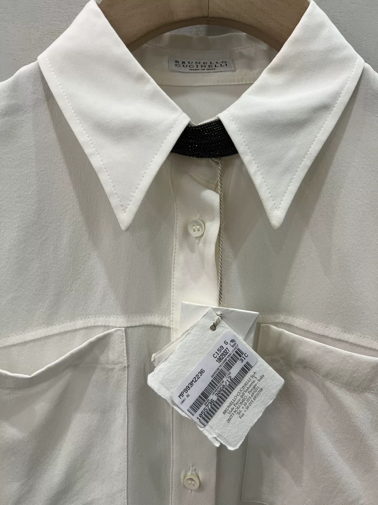Brunello Cucinelli Brunello Cucinelli Women's Classic Shirt Size S / US 4 / IT 40 - 4 Thumbnail