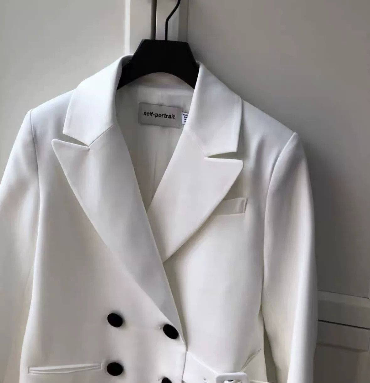 Self-Portrait White Lace Blazer Dress by Self-Portrait Size M / US 6-8 / IT 42-44 - 4 Thumbnail
