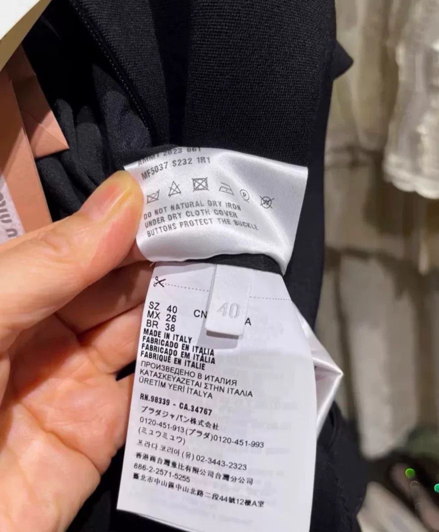 Miu Miu Miu Miu Classic Little Black Dress Size M / US 6-8 / IT 42-44 - 6 Thumbnail