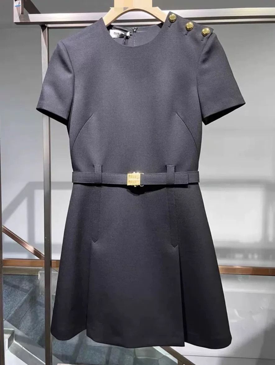 Miu Miu Miu Miu Classic Little Black Dress Size M / US 6-8 / IT 42-44 - 2 Thumbnail