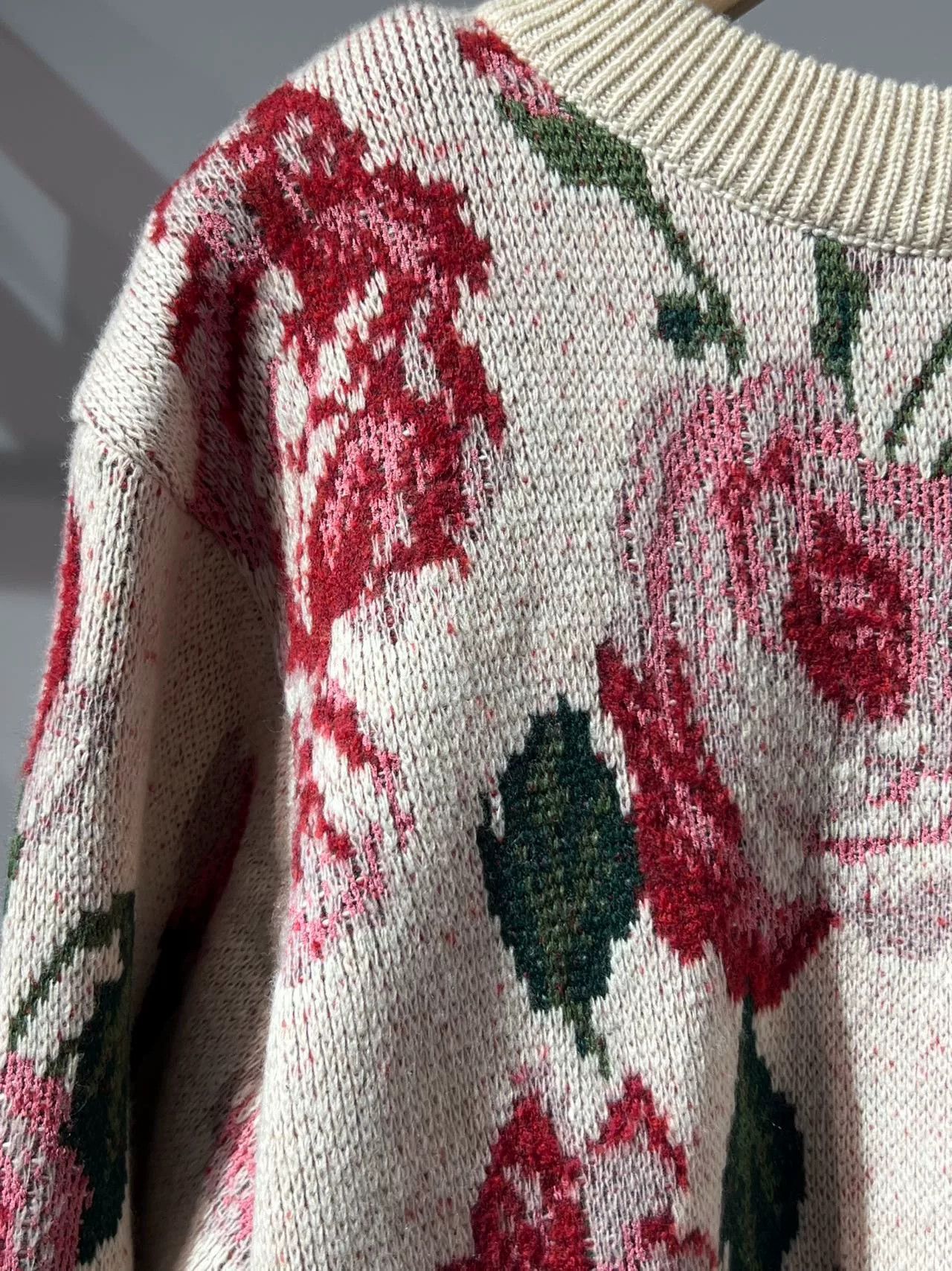 Magda Butrym New Magda Butrym Floral Knit Sweater Size XXS / US 00 / IT 34 - 6 Thumbnail