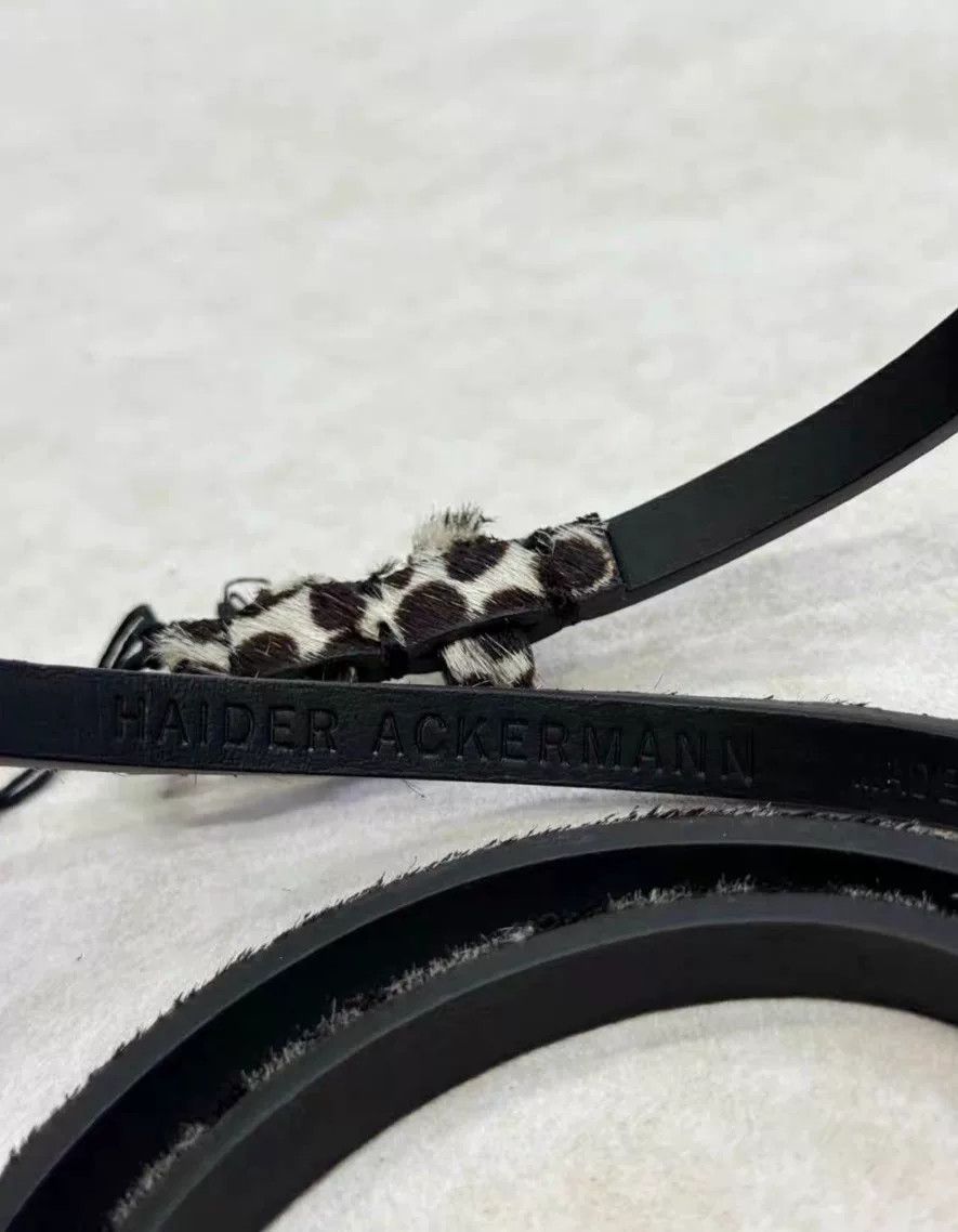 Haider Ackermann Haider Ackermann Leopard Print Belt Size ONE SIZE - 7 Thumbnail