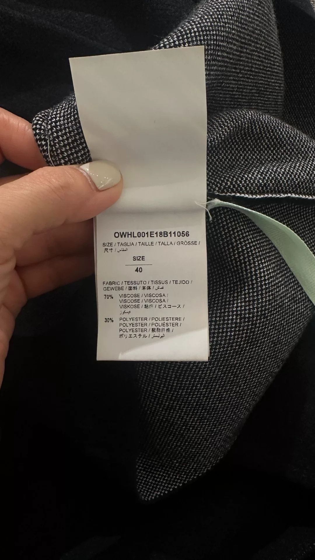 Off-White Off-White Knitted Midi Skirt for Women Size 40" / US 18 - 8 Thumbnail
