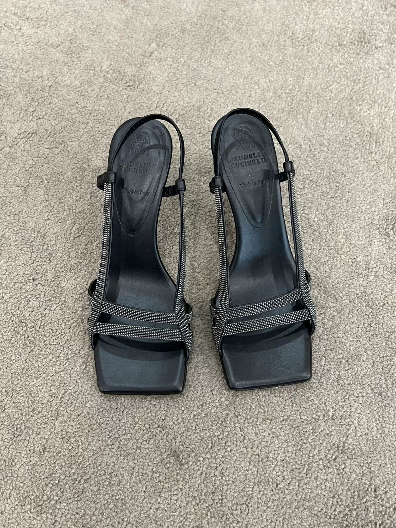 Brunello Cucinelli Brunello Cucinelli Women’s T-Strap Heels Size US 4 / IT 34 - 2 Thumbnail