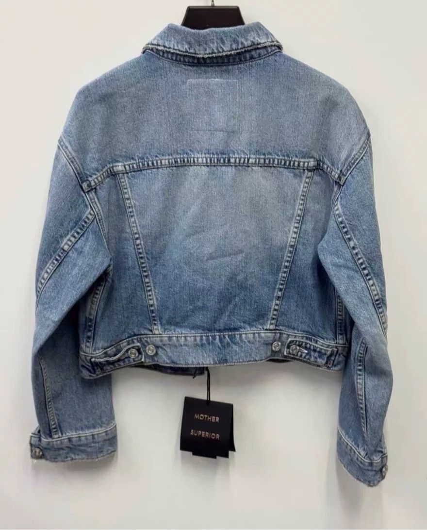MOTHER MOTHER Women's Denim Jacket Size S / US 4 / IT 40 - 2 Thumbnail