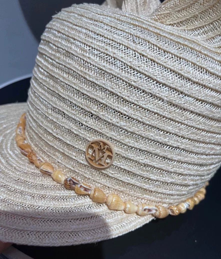 Maison Michel Maison Michel Summer Hat in Beige Size ONE SIZE - 2 Thumbnail