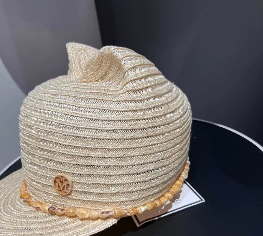 Maison Michel Maison Michel Summer Hat in Beige Size ONE SIZE - 3 Thumbnail