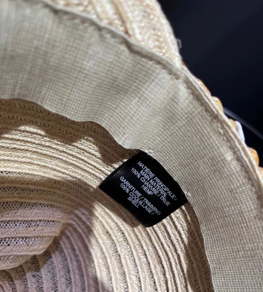 Maison Michel Maison Michel Summer Hat in Beige Size ONE SIZE - 4 Thumbnail