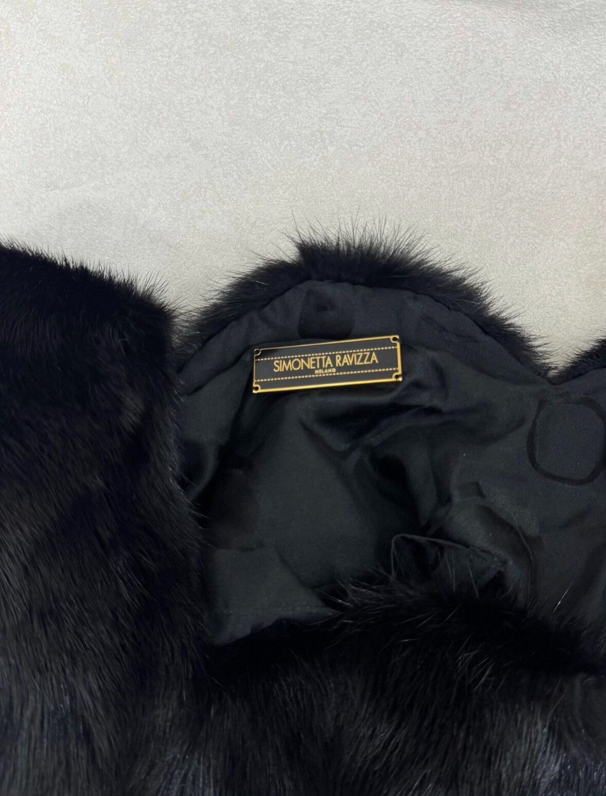 Simonetta Ravizza Simonetta Ravizza Black Fur Bag Size ONE SIZE - 5 Thumbnail