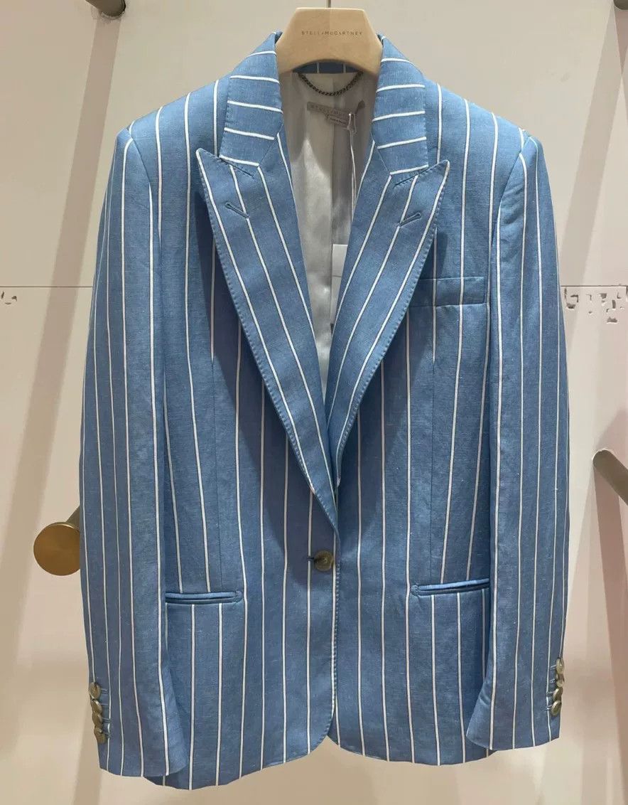 Stella McCartney Stella McCartney Striped Suit Jacket Size XS / US 0-2 / IT 36-38 - 4 Thumbnail