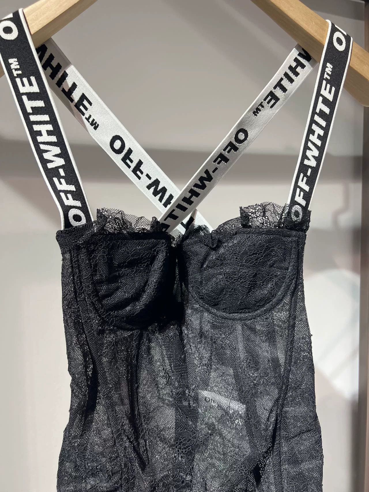 Off-White Off-White Lace Bodysuit for Women Size S / US 4 / IT 40 - 3 Thumbnail