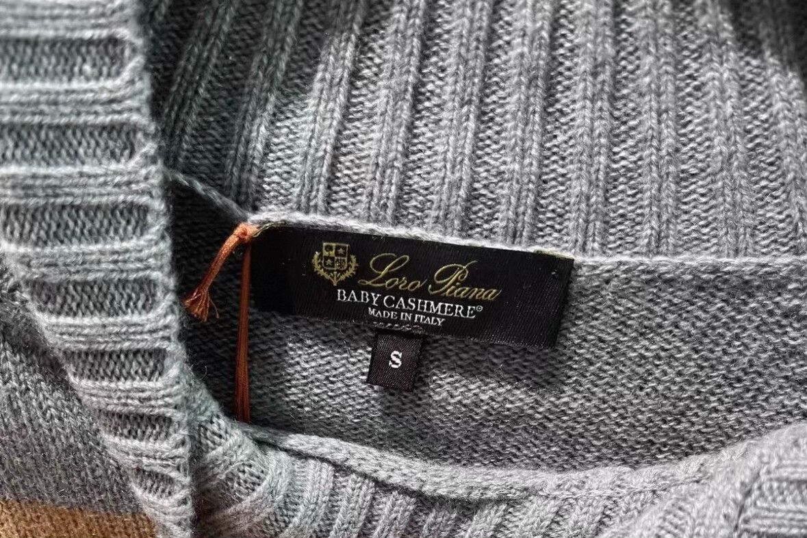Loro Piana Loro Piana Striped Cashmere Sweater Size S / US 4 / IT 40 - 6 Thumbnail