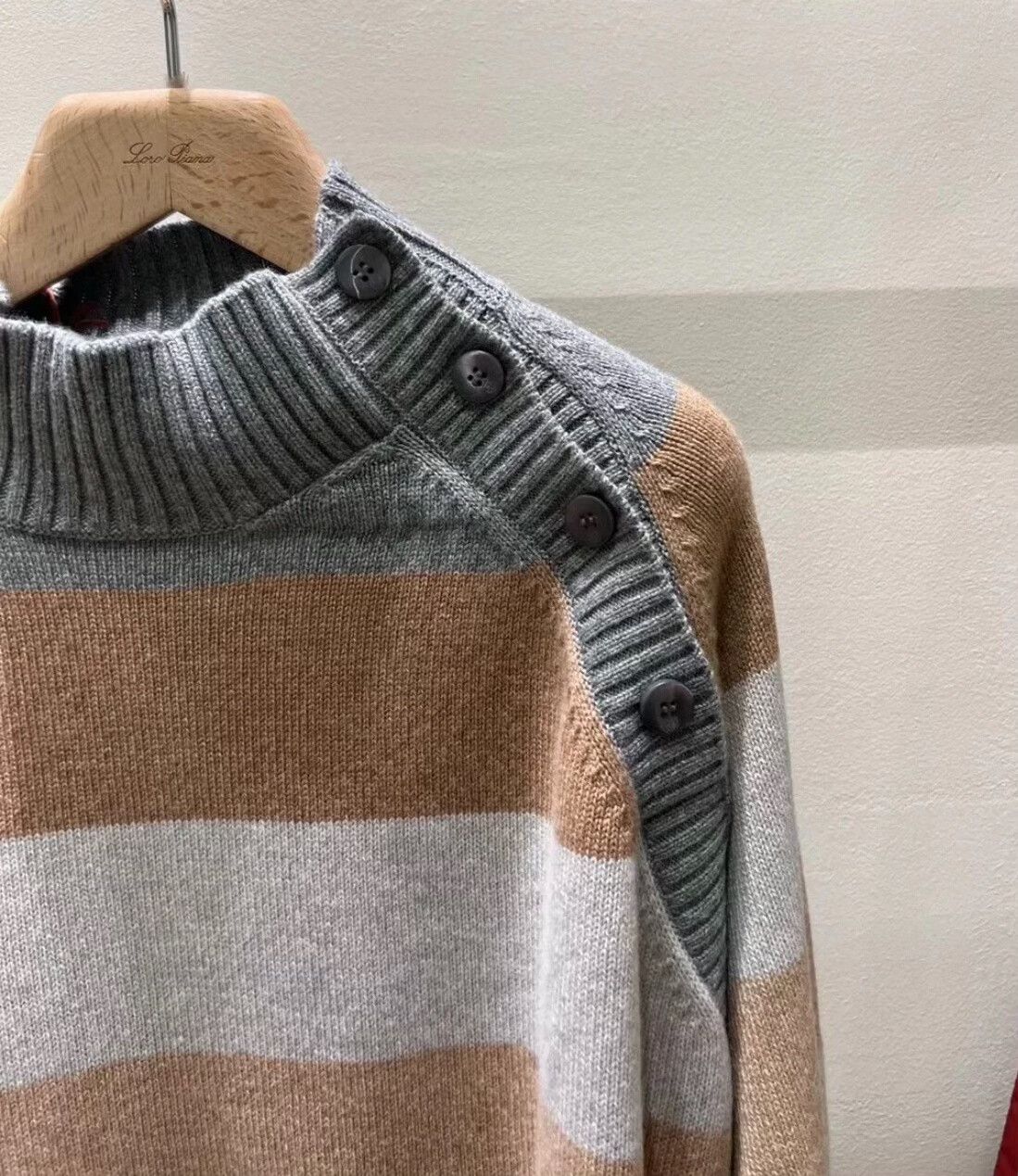 Loro Piana Loro Piana Striped Cashmere Sweater Size S / US 4 / IT 40 - 5 Thumbnail