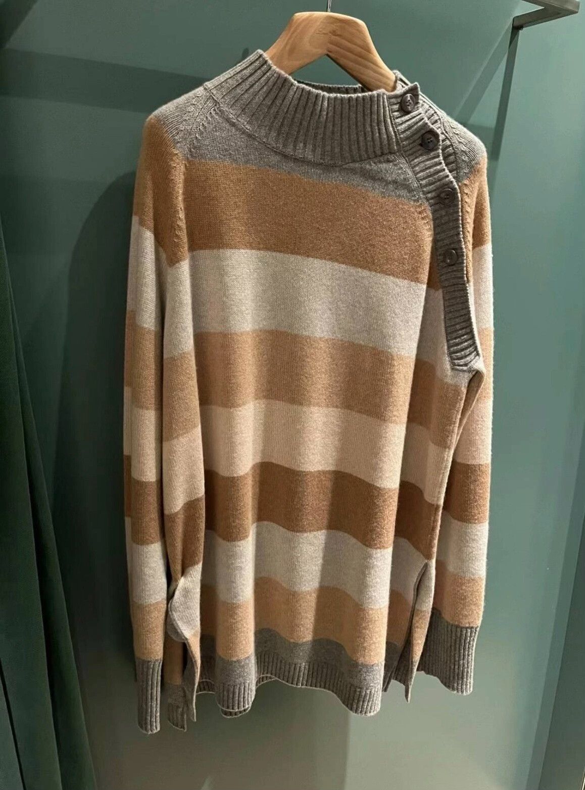 Loro Piana Loro Piana Striped Cashmere Sweater Size S / US 4 / IT 40 - 2 Thumbnail
