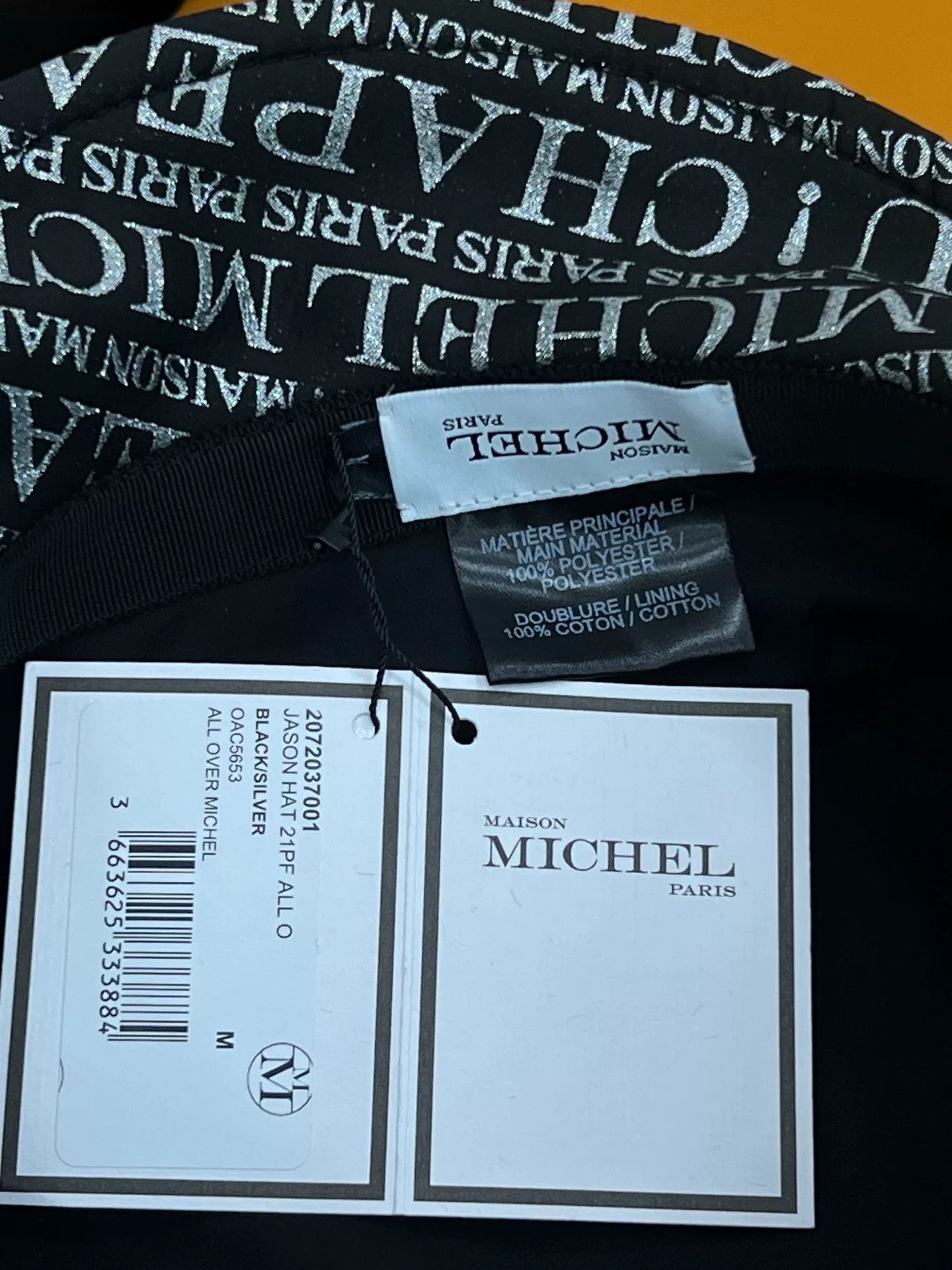 Maison Michel Maison Michel Logo Bucket Hat Size ONE SIZE - 8 Thumbnail