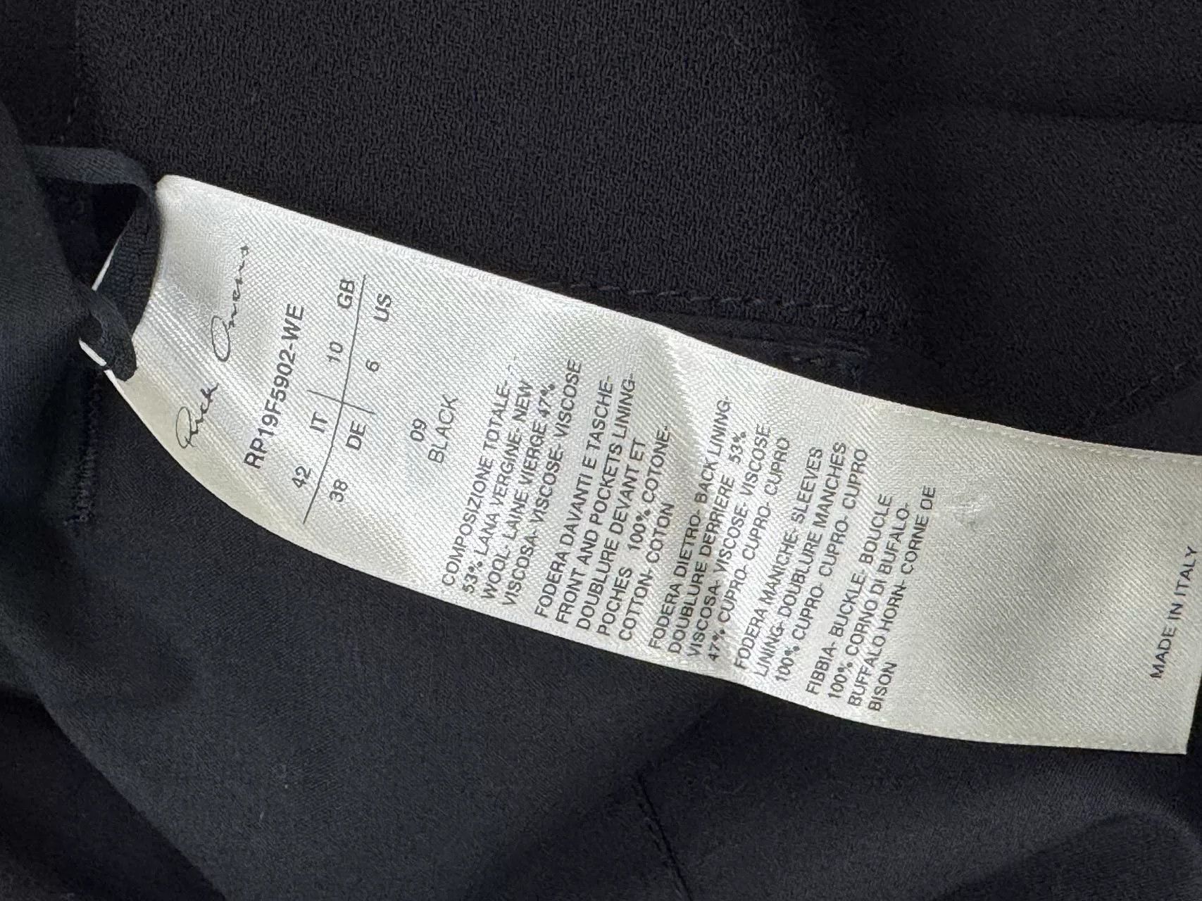 Rick Owens Rick Owens Long Black Coat Size M / US 6-8 / IT 42-44 - 5 Thumbnail