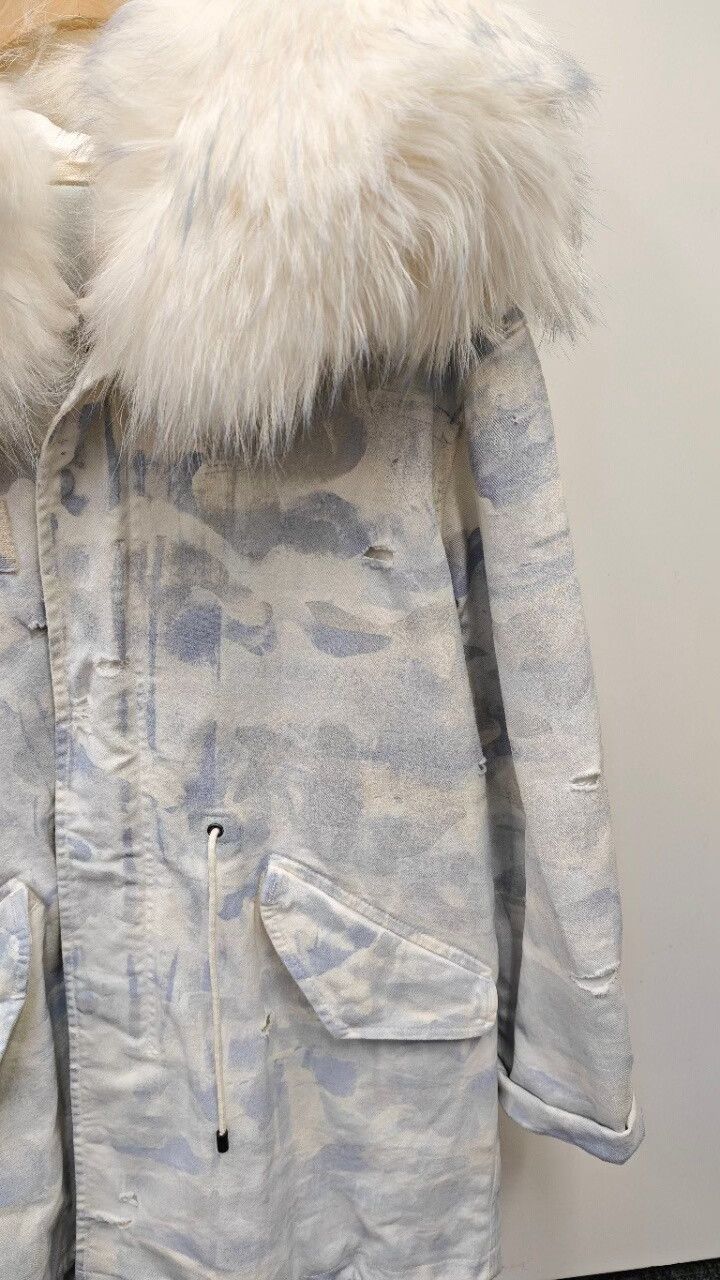 MR & MRS ITALY MrMrs Hooded Fur Parka Jacket Size S / US 4 / IT 40 - 3 Thumbnail